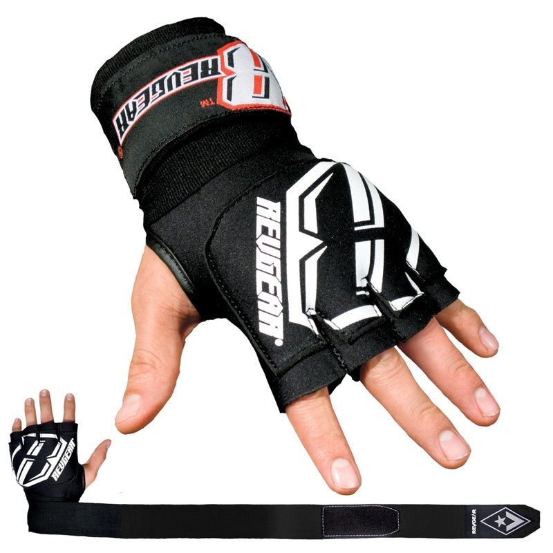 Revgear Neoprene High-Performance Gel Pro Hand Wraps | Wear Under Boxing or MMA Glove | Attached 120 inch Elastic Wrist Wrap | Ultra-Comfortable Anti-Shock Wrap for Training, Sparring, Fighting (Pair) - Image 1